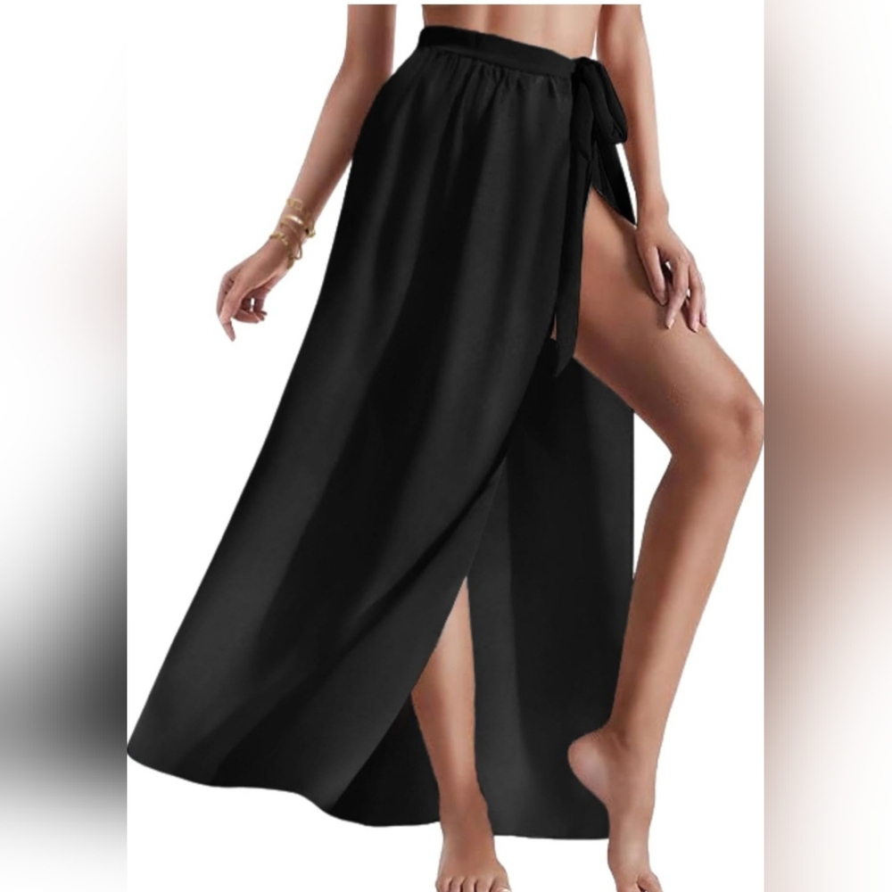AI'MAGE Red Tie Sarong Coverup | SZ S